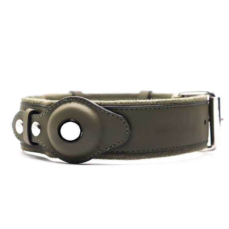 Premium Leather Pet Collar with GPS Tracking