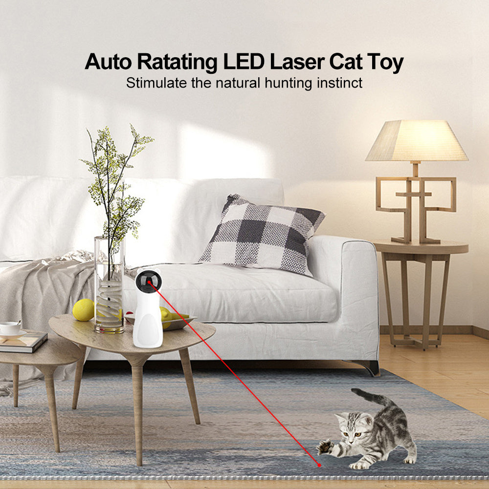 Smart Automatic Laser Cat Toy – Fun LED Playtime