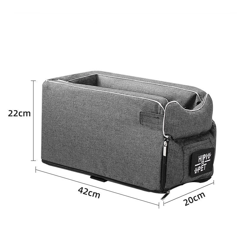 Small Dog Car Seat Carrier – Travel Armrest Pet Bag