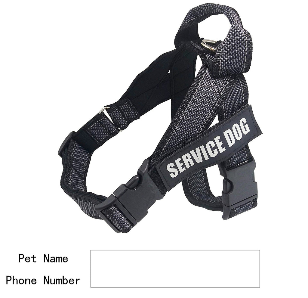 Custom Name Dog Harness – Adjustable Personalized Pet Harness
