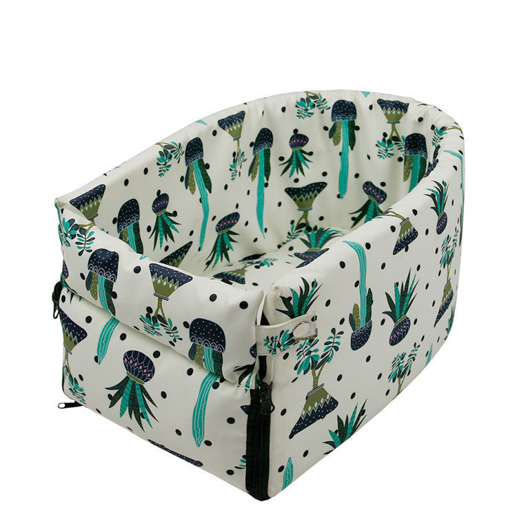 Small Dog Car Seat Carrier – Travel Armrest Pet Bag