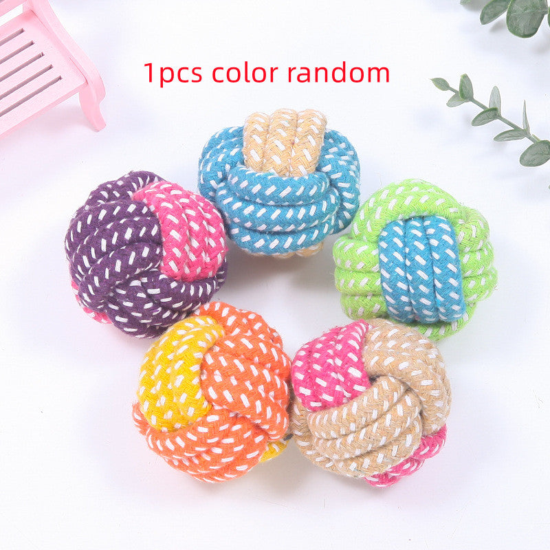Interactive Cotton Rope Mini Dog Toys Ball For Dogs Accessories Toothbrush Chew Puppy Toy For Large Small Dogs Toy Pet Dog Toy