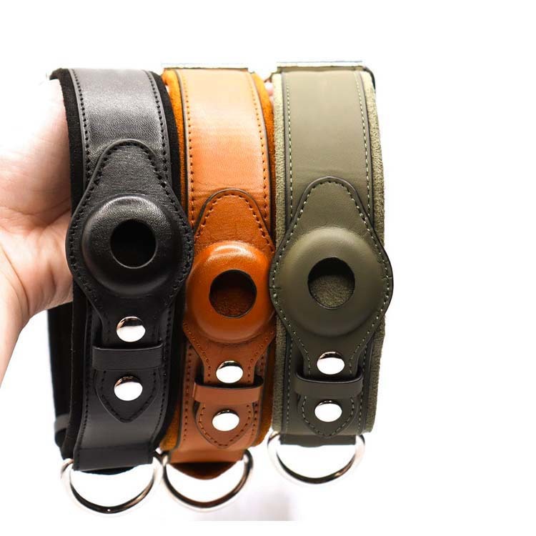 Premium Leather Pet Collar with GPS Tracking