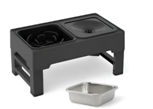 Adjustable Elevated Dog Bowls with Stand