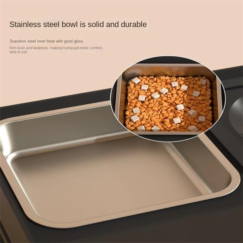Adjustable Elevated Dog Bowls with Stand