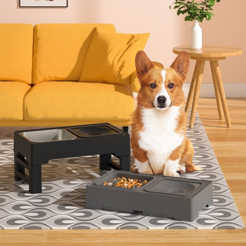 Adjustable Elevated Dog Bowls with Stand